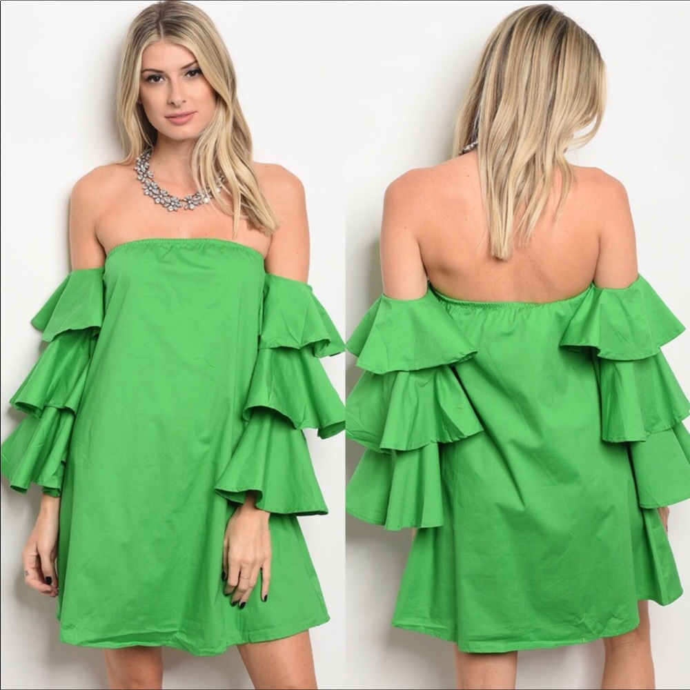 🆕 Red Ruffle Dress 👗 - Picture 5 of 6